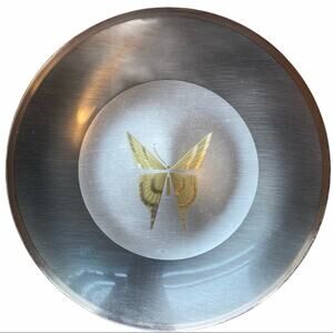 WMF Ikora Germany Silverplate Vintage Butterfly Hanging Bowl